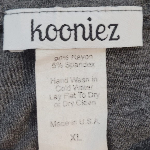 Kooniez Charcoal Gray Yoga/Harem Pants with Pockets - Size XL - Picture 12 of 13